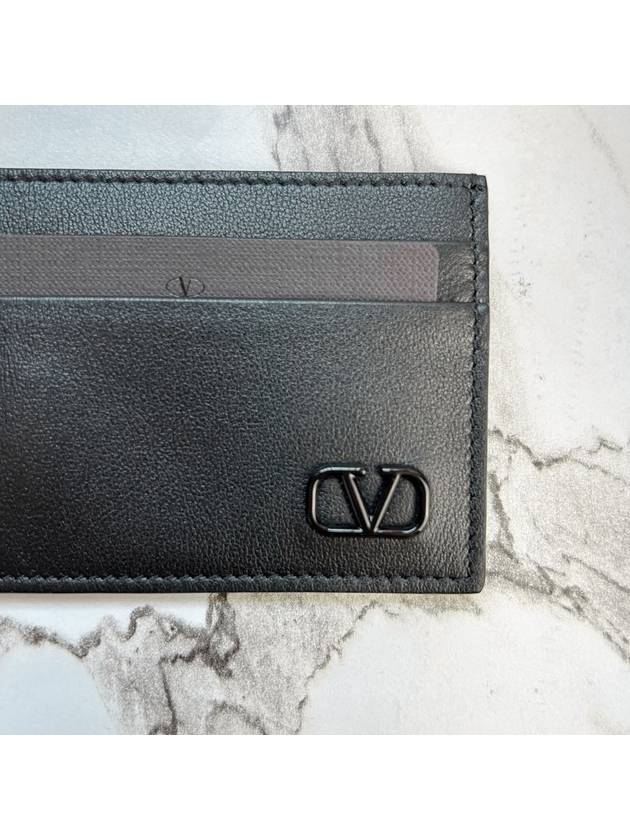 V logo card wallet P0448ZQU 0NO NERO - VALENTINO - BALAAN 7