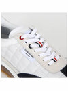 Nylon Tech Gabardine Clear Sole Tech Runner Sneakers White - THOM BROWNE - BALAAN 6