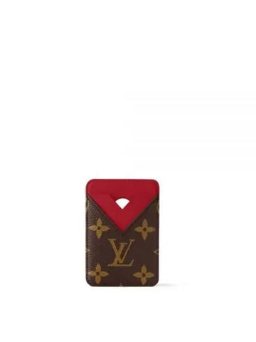 Wallet Port Cart Magnet Sari Red M12856 - LOUIS VUITTON - BALAAN 1