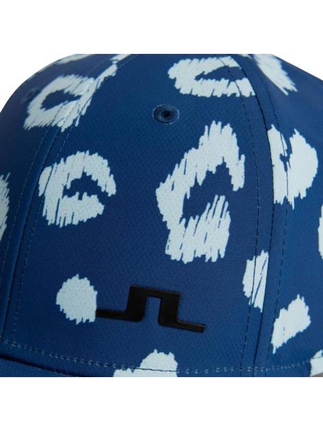 Jim Print Ball Cap Savanna Estate Blue - J.LINDEBERG - BALAAN 4