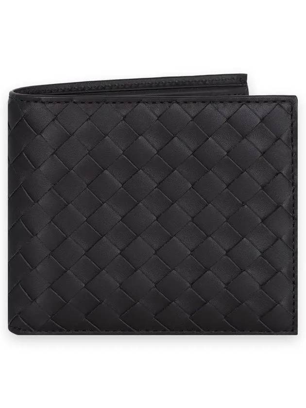 Men's Intrecciato Half Wallet Brown - BOTTEGA VENETA - BALAAN 2