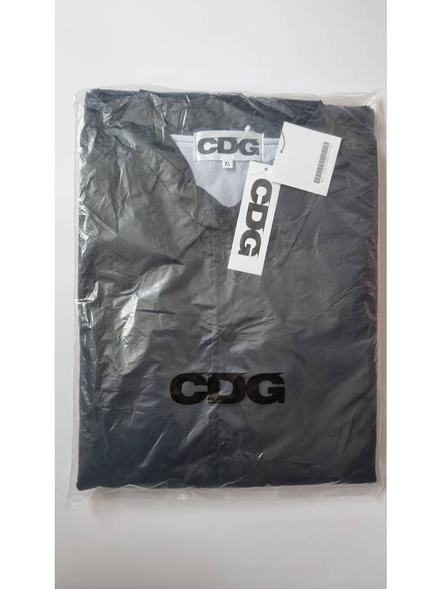 CDG Back logo Coach Jacket Black - COMME DES GARCONS - BALAAN 5