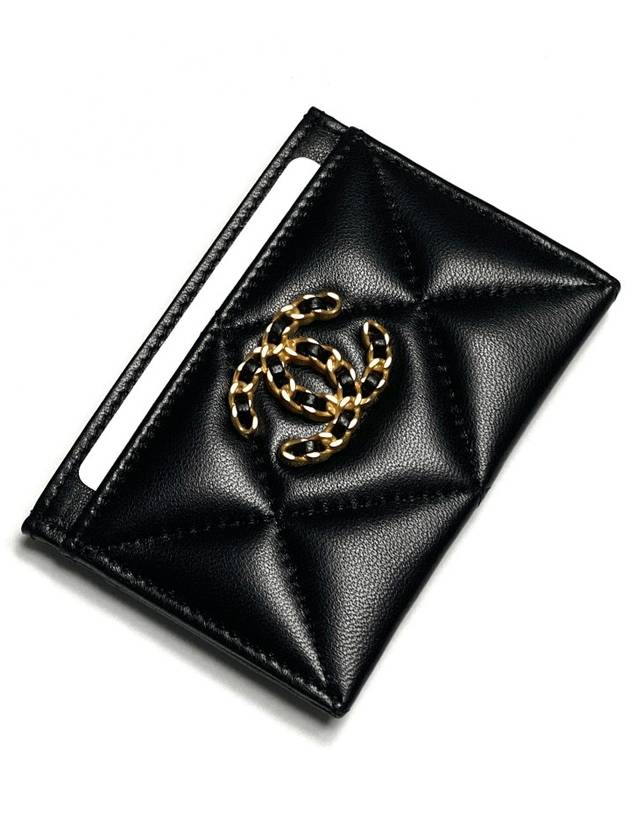 19 Card Holder Black AP1167 Classic - CHANEL - BALAAN 2