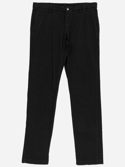 Men s Tailored Black Cotton Pants MRT1104 PTE003N - PHILIPP PLEIN - BALAAN 1