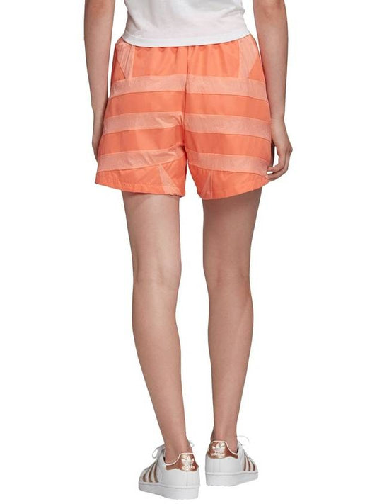 FM2639 Track Shorts Orange WOMENS - ADIDAS - BALAAN 2