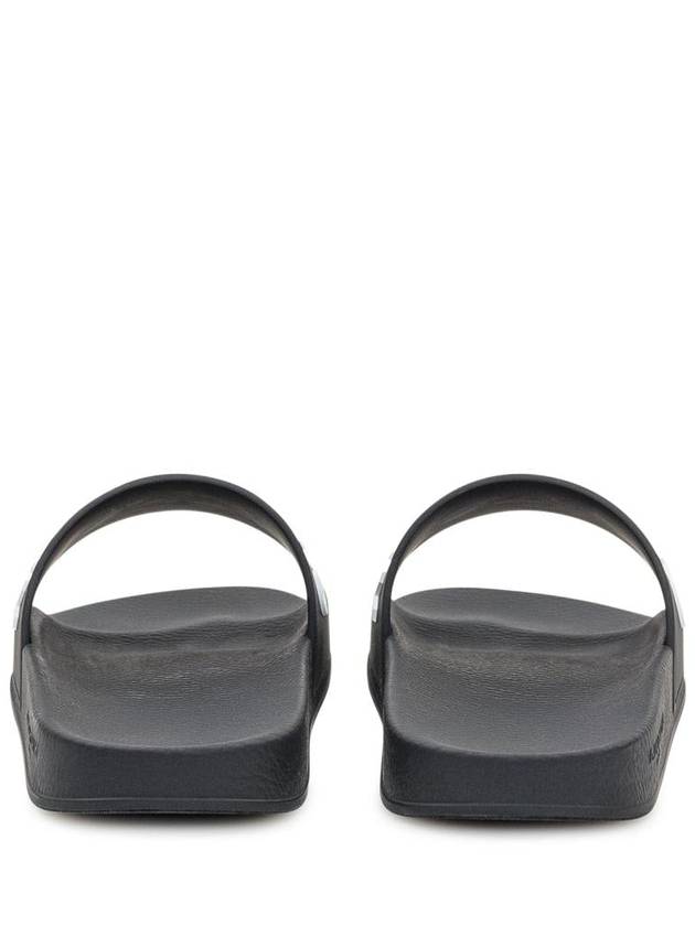 Logo Rubber Slide Slippers Black - GIVENCHY - BALAAN 4