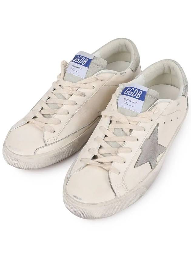 Super Star Suede Leather Low Top Sneaker White - GOLDEN GOOSE - BALAAN 7