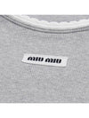 Miu Cotton Sweater Gray MJN847 12HM F0031 - MIU MIU - BALAAN 6