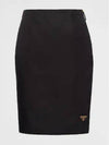 Re-nylon Pencil Skirt Black - PRADA - BALAAN 2