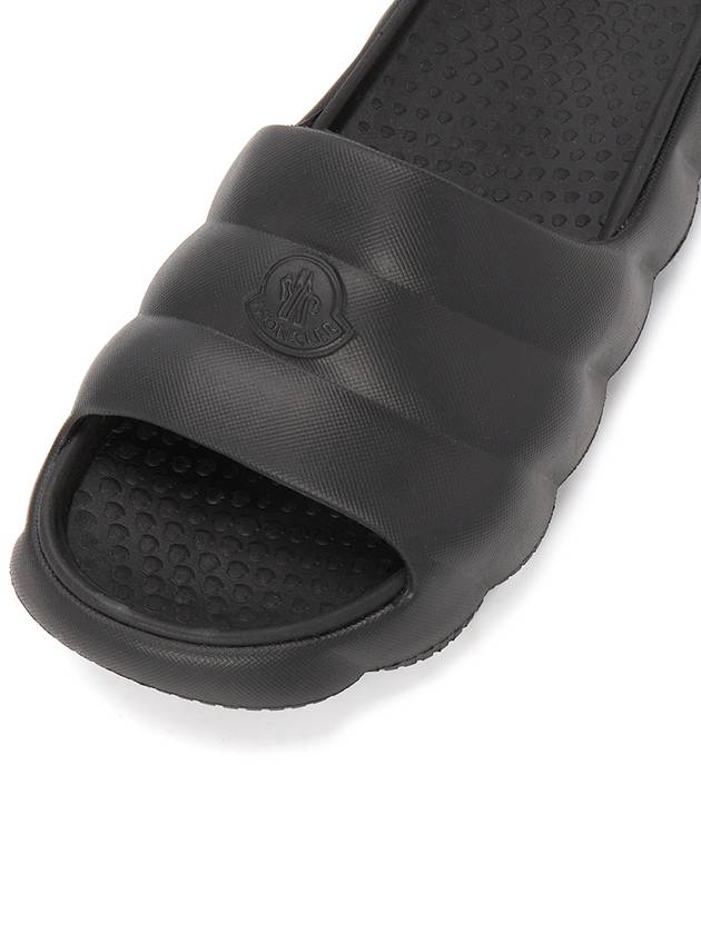 LILO Slide Slippers Black - MONCLER - BALAAN.