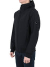 Shell-R Hooded Jacket Black - CP COMPANY - BALAAN 5