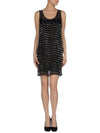 Studded mini silk dress - JOHN GALLIANO - BALAAN 1