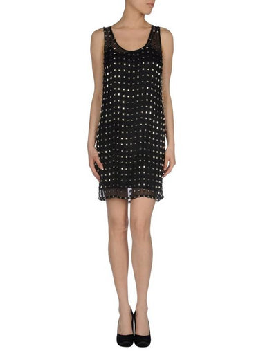 Studded mini silk dress - JOHN GALLIANO - BALAAN 1