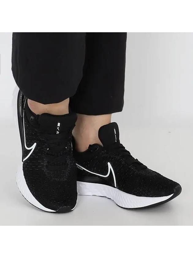 React Infinity Run Flyknit 3 Low Top Sneakers Black - NIKE - BALAAN 2