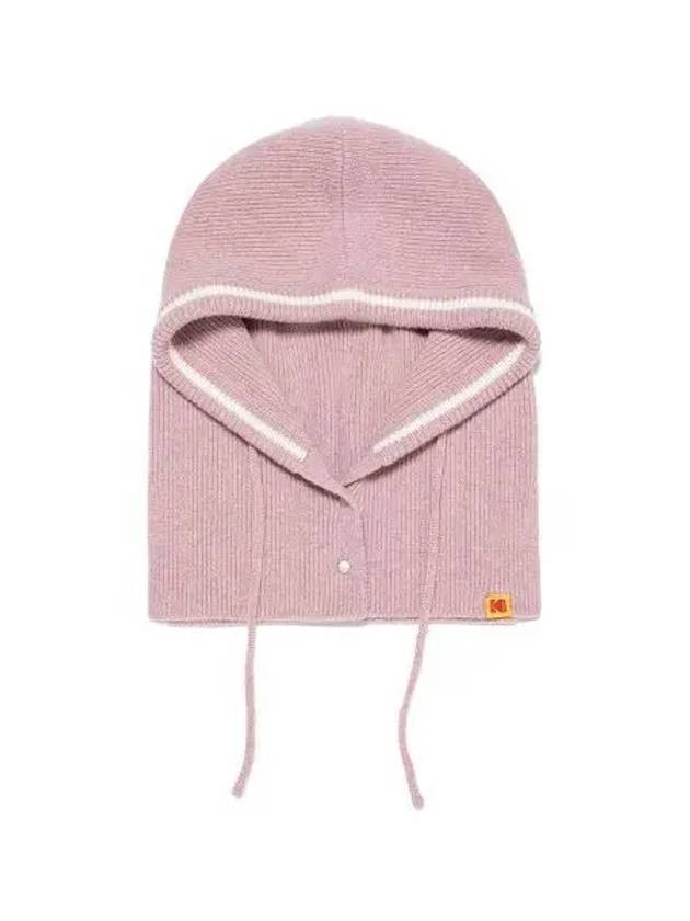 KODAK Logo Cashmere Balaclava PINK - KODO - BALAAN 1