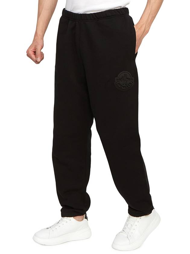 Logo Track Pants Black - MONCLER - BALAAN 5