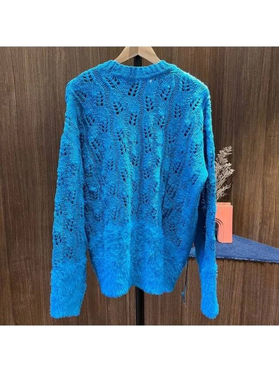 Fleece detail knit ATB857M BLUE - ANDERSSON BELL - BALAAN 2