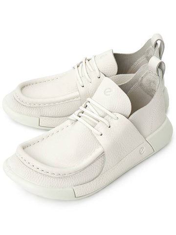 Cozmo Moccasin Low Top Sneakers White - ECCO - BALAAN 1