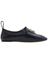 Anagram Lambskin Soft Derby Black - LOEWE - BALAAN.