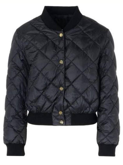 Bisoft Water Repellent Reversible Padded Jacket Black - MAX MARA - BALAAN 2