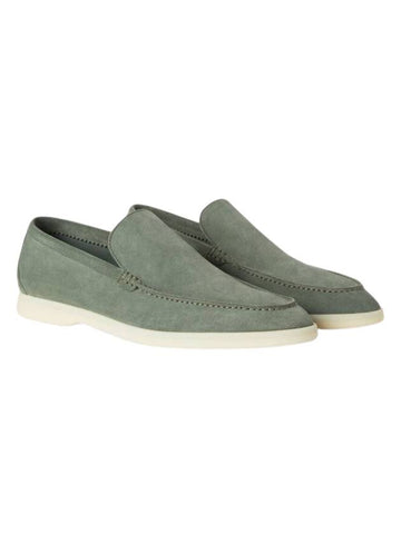 Summer Walk Suede Loafers Frozen Fur - LORO PIANA - BALAAN 1