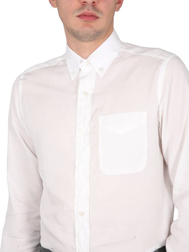 Long Sleeve Shirt HSO001 FMT004S23AW004 IVORY - TOM FORD - BALAAN 5