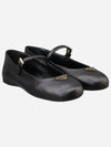 Patent Leather Ballerina Shoes Black - PRADA - BALAAN 2