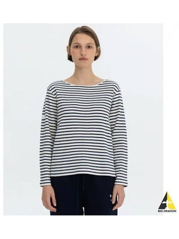 SIGNATURE LABEL LONG SLEEVE STRIPE - BENSIMON - BALAAN 1