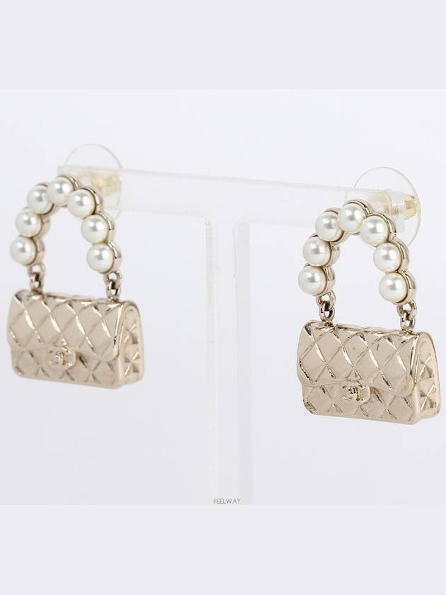 Classic bag pearl drop earrings 72722 - CHANEL - BALAAN 3