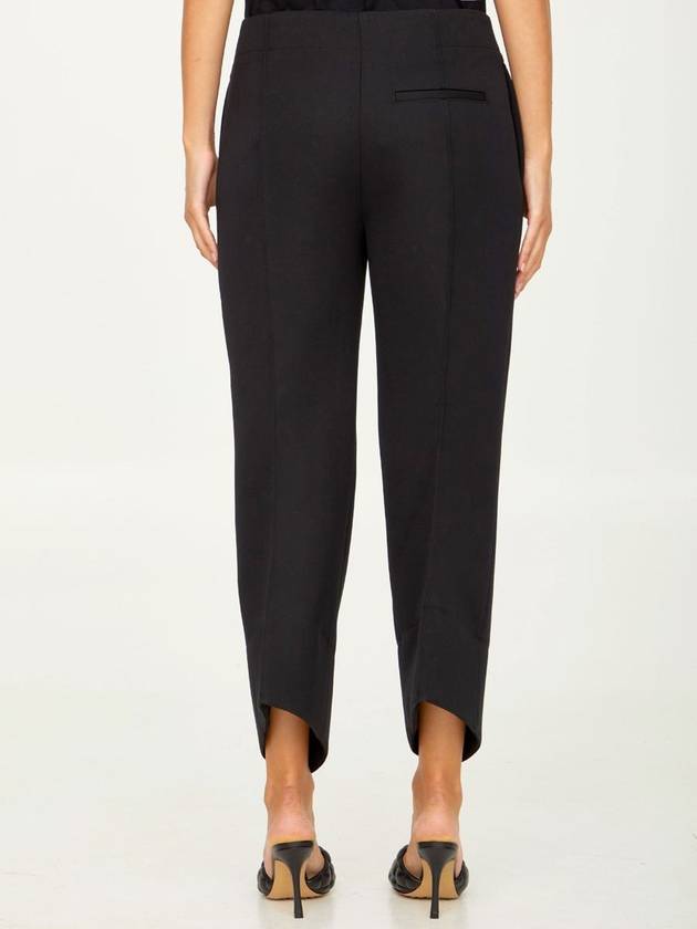 Black Wool Trousers 708514VKIV01000 B0020297345 - BOTTEGA VENETA - BALAAN 5