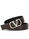 IDomestic ShippingI 24 4Y0T0Q90 SNP NM8 4Y2T0Q90 V Logo Signature Belt 30MM kr 217968 - VALENTINO - BALAAN 2