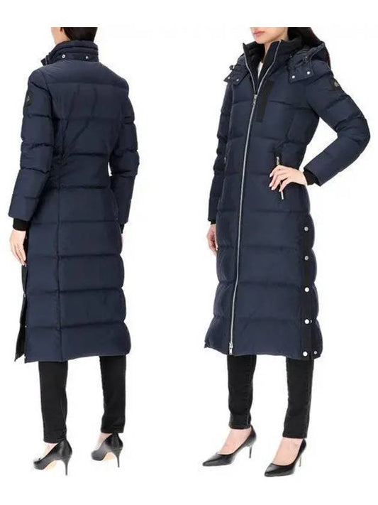 Jocada Slim Fit Long Down Parka Navy - MOOSE KNUCKLES - BALAAN 2