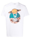 Soul Planet Short Sleeve T-Shirt White - VALENTINO - BALAAN 1