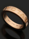 341818 18K Rose Gold 1P Diamond BB B Zero One Essential Band Ring No 47 - BVLGARI - BALAAN 5