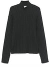 Funnel Neck Knit Top Grey - OUR LEGACY - BALAAN 1