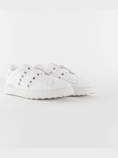 Rockstud Untitled Leather Sneakers 1Y2S0931 BHS - VALENTINO - BALAAN 2