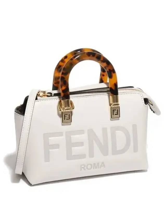 By The Way Small Leather Tote Bag White - FENDI - BALAAN 1