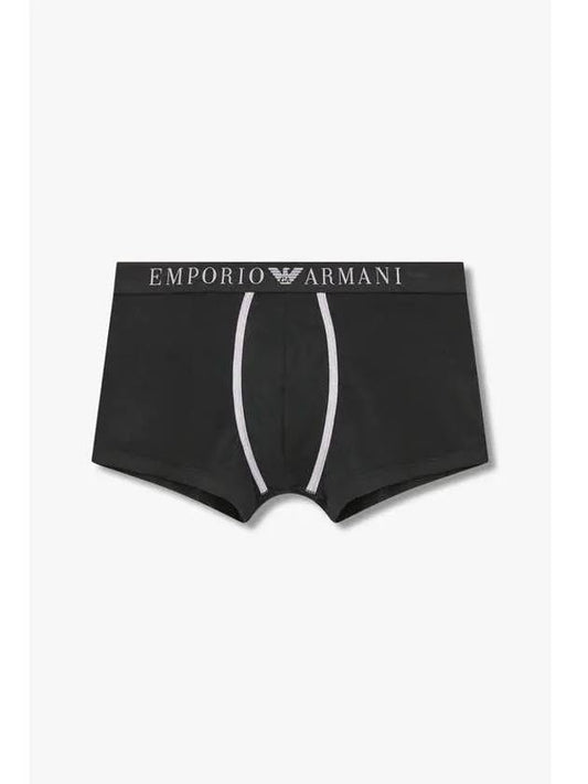 UNDERWEAR Men s Logo Banding Color Seam Drawn Black - EMPORIO ARMANI - BALAAN 1