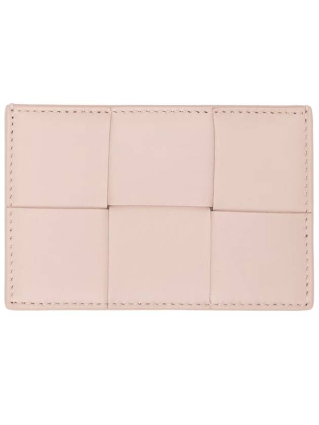 Intrecciato Lambskin Calfskin Card Wallet Pink - BOTTEGA VENETA - BALAAN 2