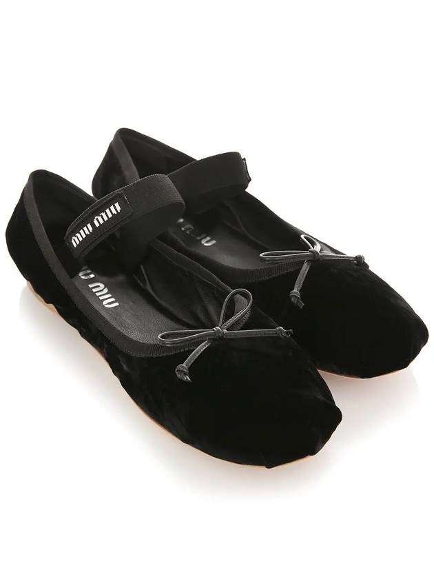 Velvet Ballerina Black - MIU MIU - BALAAN 2