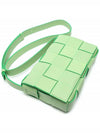 Lambskin Small Cross Bag Light Green - BOTTEGA VENETA - BALAAN 6