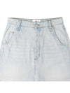 Alex Denim Bermuda Shorts Light Blue - AMI - BALAAN 4