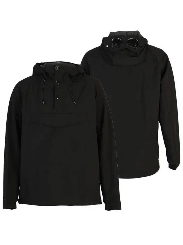 Soft Shell Goggle Hooded Anorak Black - CP COMPANY - BALAAN 2