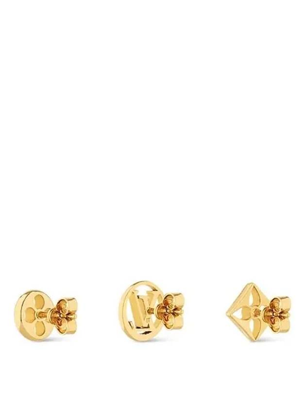 Crazy In Lock Earrings Set Gold - LOUIS VUITTON - BALAAN 4