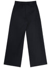 Ramus Studio Denzel Wool Belted Point Pintuck High Waist Wide Slacks Black - RAMUSTUDIO - BALAAN 3