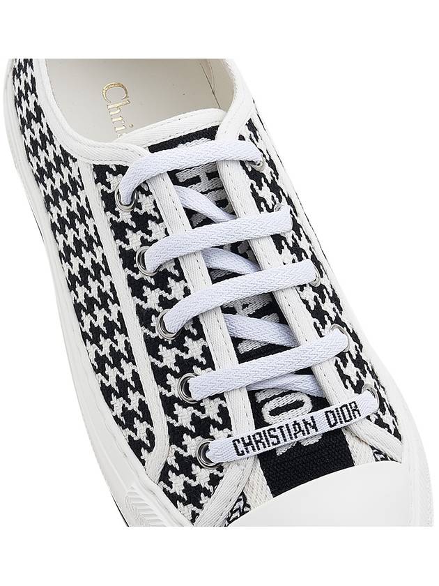 Walk'n'Dior Platform Micro Houndstooth Low Top Sneakers - DIOR - BALAAN 9