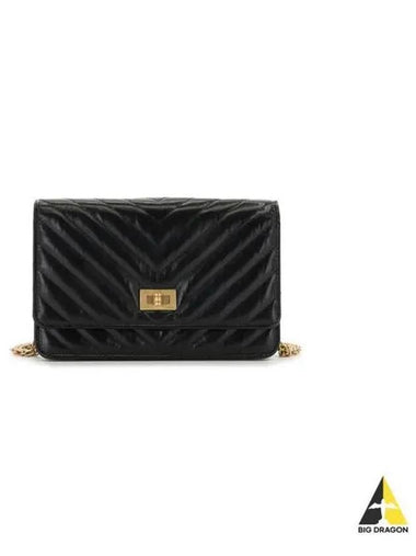 Chain Flap Wrap Cross Bag Black A70328 B09384 - CHANEL - BALAAN 1