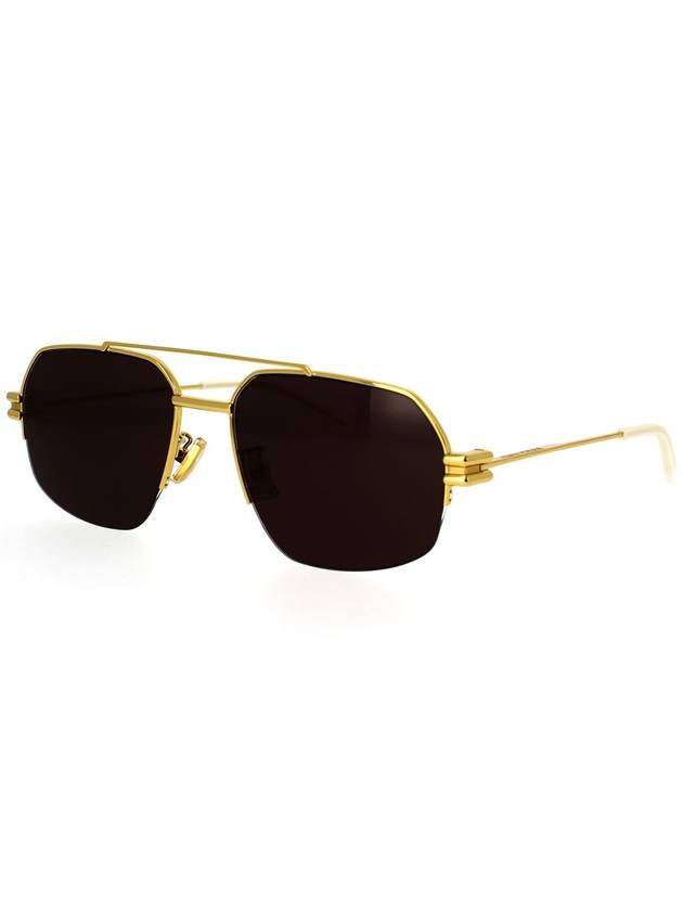 Sunglasses BV1127S 002 GOLD - BOTTEGA VENETA - BALAAN 3