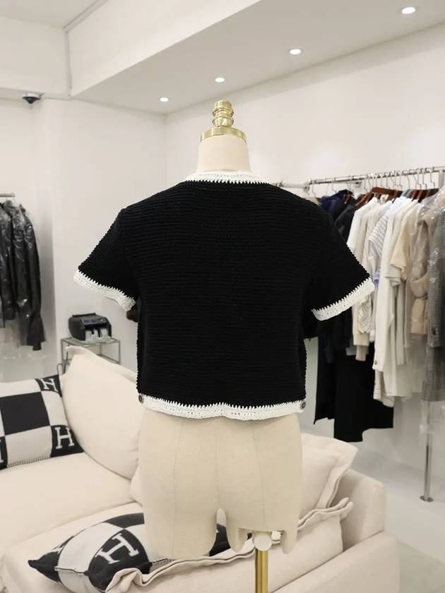 22S short sleeve cardigan 36 P72785 K10453 NA934 - CHANEL - BALAAN 3