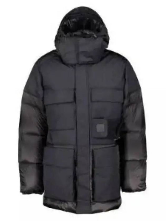 CP Company Metropolis Patch Hood Down Padding Black 13CMOW036A 006352M - CP COMPANY - BALAAN 1